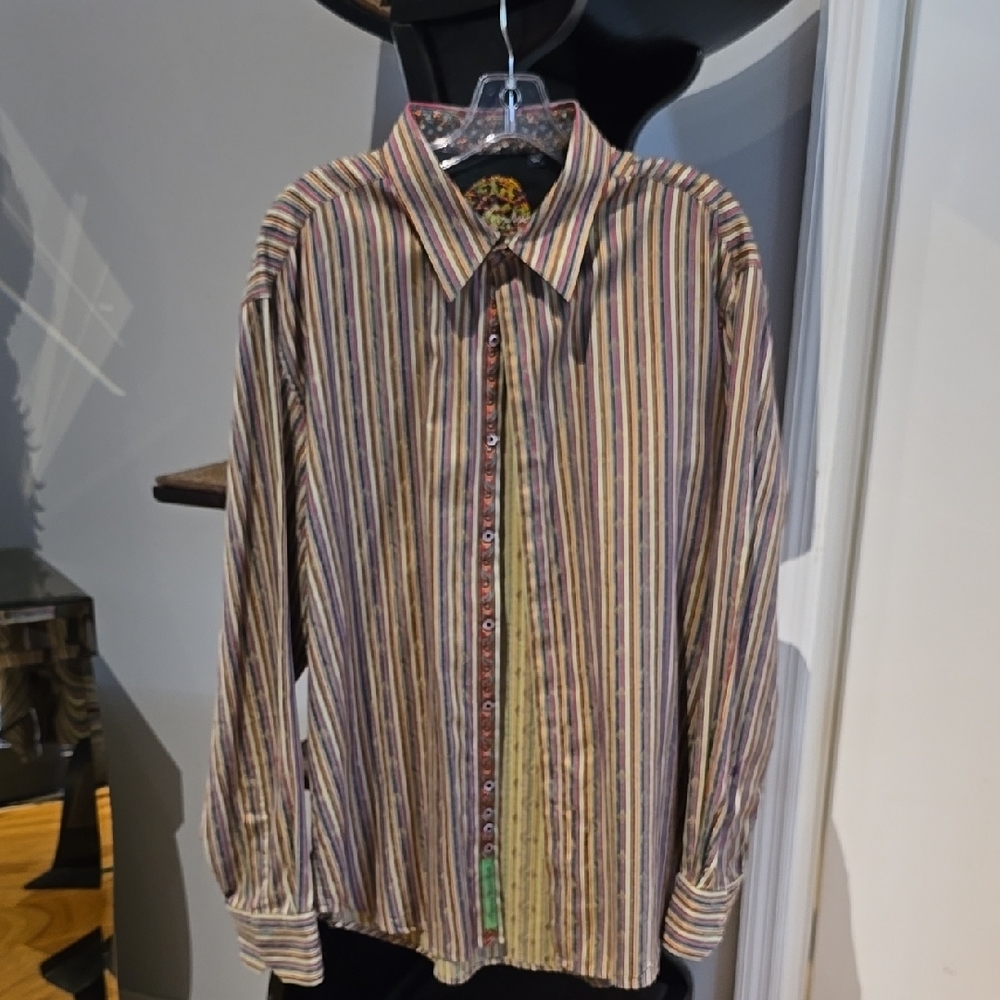 Striped Multicolor Men's Shirt